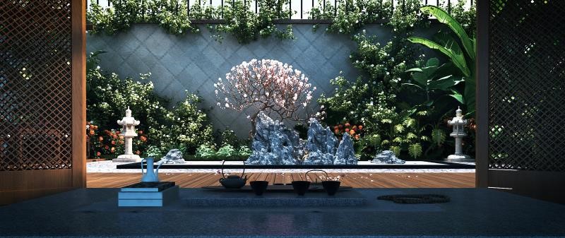 金輝項目院落效果圖