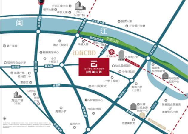 金輝地產(chǎn)項(xiàng)目金輝觀瀾云著地圖區(qū)位